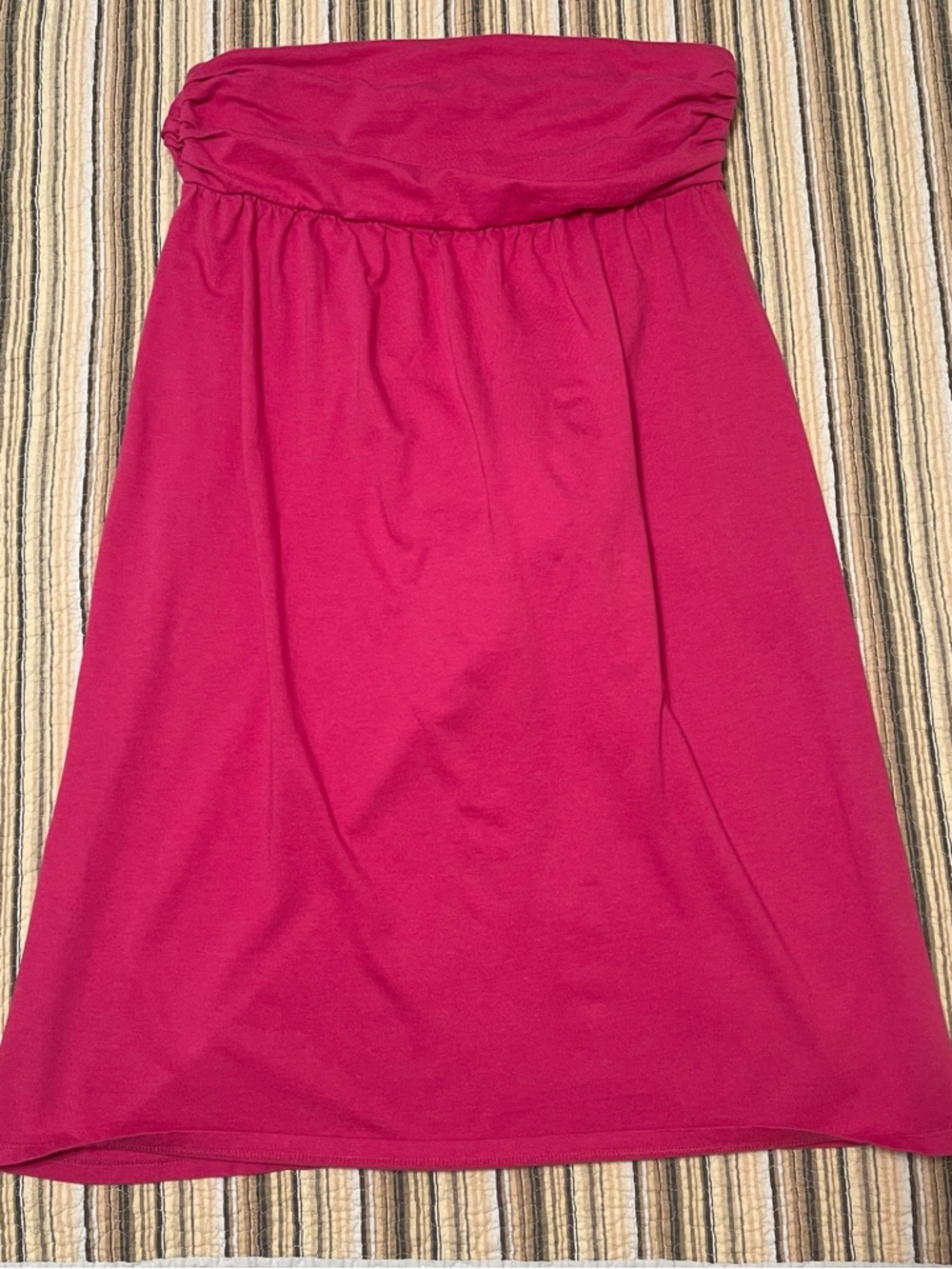 GAP Women’s XL Pink Halter Dress Swimsuit Coverup Ties Strapless Option - Picture 3 of 6
